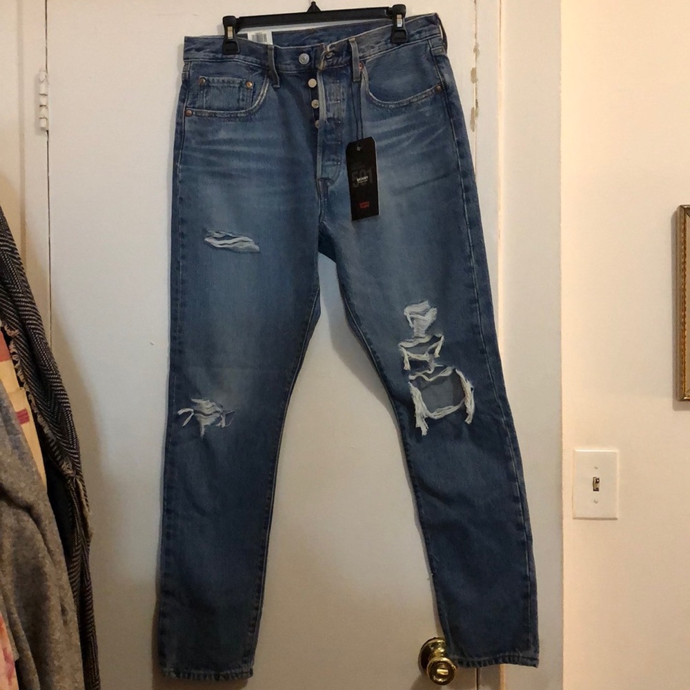 Levi’s 501 skinny jeans (new with tags)